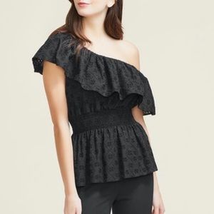 PEARL BY LELA ROSE-Black Blouse